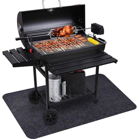 Filiyano-Tapis de cuisson pour barbecue à gaz, tapis de cuisson extra large pour grillades en extérieur, 120 x 91 cm (1/5)
