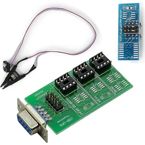 UPA USB-EEPROM-Kartenadapter für Steuergeräte-Programmiergeräte mit SOP8-SOIC8-Clip für 24CXX- und 25/95XXX-93CXX-35080-Chips (1/5)
