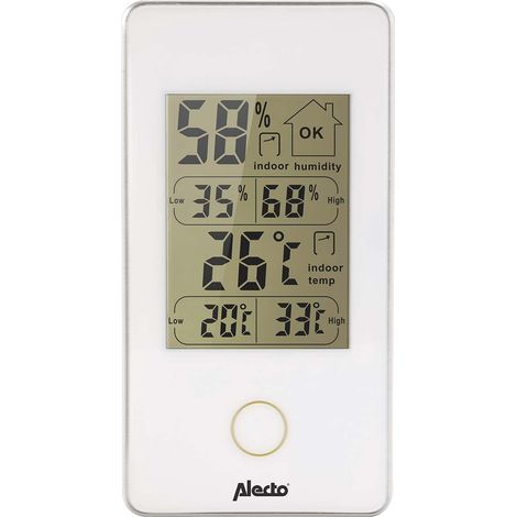 Indoor Thermometer with Humidity Display, Battery Operated (1/5)