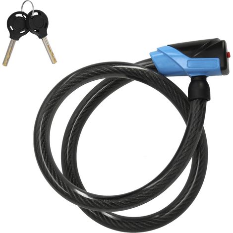 Candado Cable Bicicleta Llave Plana 18 Mm x 100 Cm (1/5)