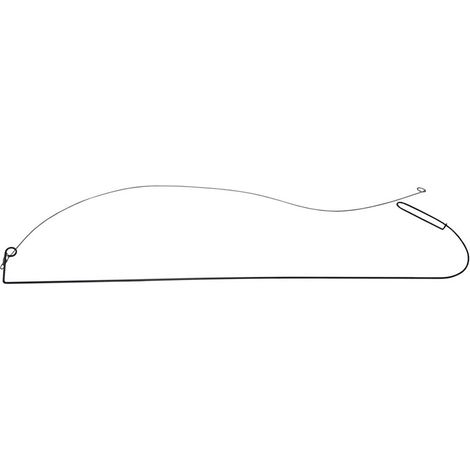 Outil d'ouverture à levier extensible en acier inoxydable, longueur sous la porte 42.5 pouces, bons outils nécessaires à l'entretien de l'hôtel (1/4)