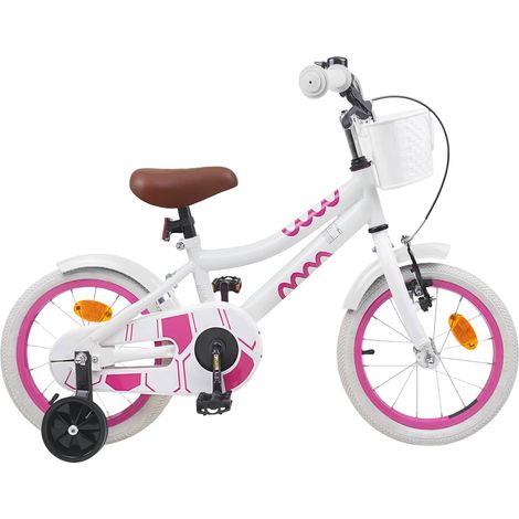 Teenpull – Kinderfahrrad 14 Zoll für 3-5 Jahre alt Weiß (1/5)