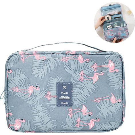 Trousse de toilette de voyage suspendue, 1 pièce, organisateur de maquillage pour femmes et filles, étanche (1/5)