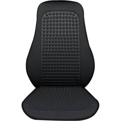 Housse de coussin rafraîchissante pour siège auto/maison/chaise, respirante et confortable - Noir (1/5)