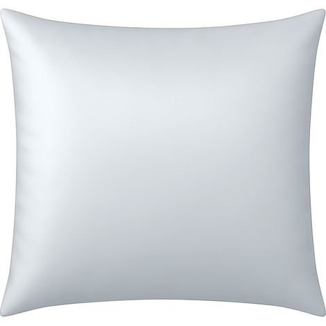Taie d’oreiller en soie anti frisotti et anti-âge Argent 65x65 cm