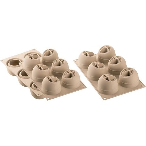 Silikomart coccola, forma - stampo per 6 per dolci ø cm 7 x 5 qualità professionale
