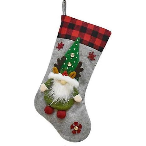 décoration de chaussette de Noël, décoration de cheminée (1/5)