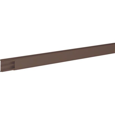 Moulure 12x20 marron L 2.10m – Pour cloison – Pour espaces confinés – Fixation facile – HAGER