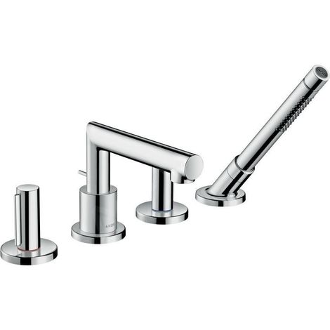 hansgrohe AXOR AXOR Uno 4 trous pour jante de baignoire, (1/4)