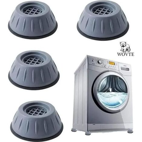 HOXILEELEOPatins anti-vibrazione in gomma antiscivolo 4pcs Francobolli Piedi Lavatrice Anti Vibrazione (1/5)