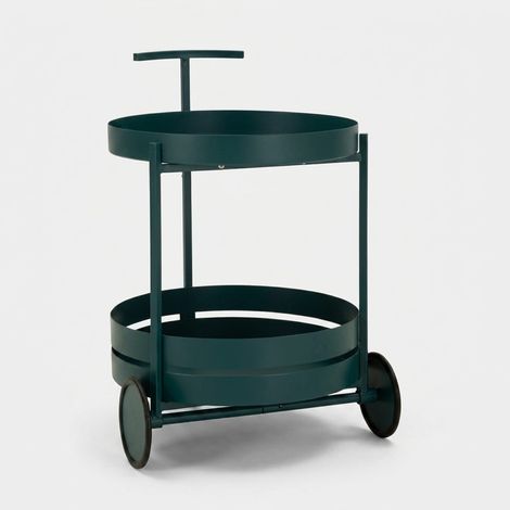 Carrito auxiliar de cocina de metal con ruedas Saturno (1/5)