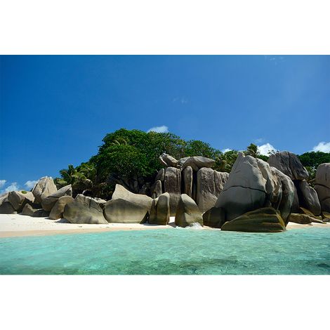 Papier peint panoramique pour chambre d'adulte Tapisserie panoramique paysage rochers Papier peint panoramique bord de mer (1/2)