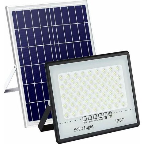 LED Projecteur Solaire Solaire Jardin Extérieur Projecteur Plastique Modèle Ménage Nouvelle Campagne Super Lumineux Induction étanche Lumière 1 Paquet (1/4)
