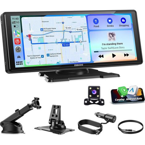 Autoradio tactile 10,26 pouces CarPlay GPS sans fil Apple CarPlay Android Auto CAM