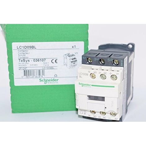 Contattore TeSys LC1D - 3 poli - AC3 - 440V 9 A - 24 V CC - LC1D09BL