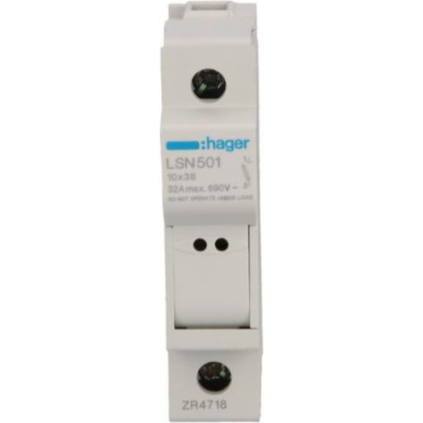 Hager LSN501 Modularesicherungsautomat 1P 32A DIN-Schiene