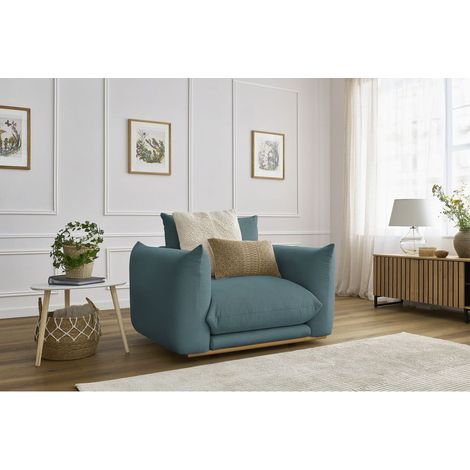 BOBOCHIC - Fauteuil ERNEST   Bleu foncé (1/5)