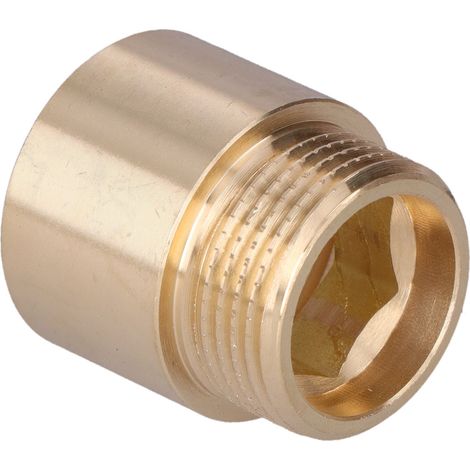 Extensión de latón de 3/4" (20 mm) amarilla O (1/2)
