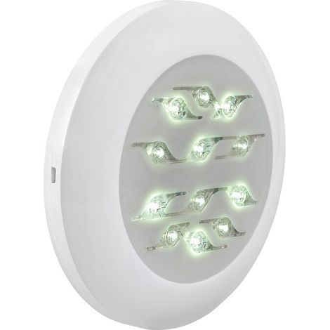 Weltico – Projecteur LED Easyled Diamond blanc évo 6 – Éclairage puissant pour piscine béton ou coque – Design extra plat – Kit 2,4 m, 19W, 1500 Lumens