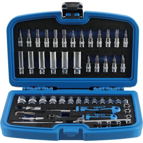 BGS Set di chiavi a bussola attacco 6,3 mm (1/4") 53 pz. – 2148