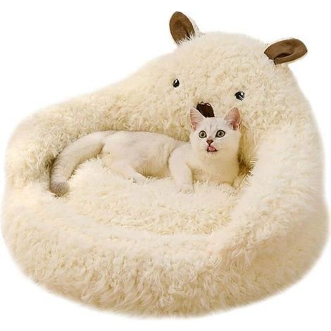 Lit en Peluche Pour Animal Domestique -Panier pour chat/chien - canapé chat/chien-Coussin amovible - 40x23CM (1/4)