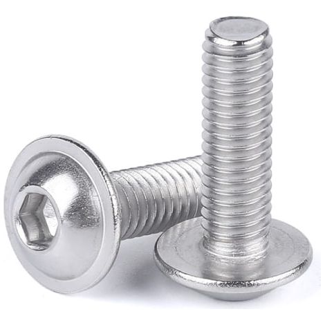 100 vis à tête bombée en acier inoxydable 304, M616 mm (1/3)