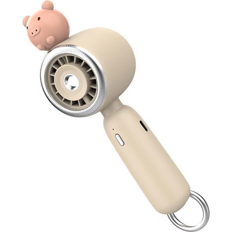 Dieser kleine, tragbare Ventilator mit einem 1200-mAh-Akku ist ideal für Reisen, Zuhause, Büro, Camping und Outdoor-Aktivitäten. Er ist leicht und einfach zu transportieren. (1/4)