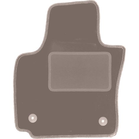 Alfombrilla de conductor beige para: Seat Toledo III monovolumen (2004-2012)