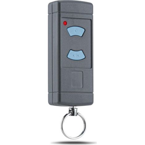 Télécommande manuelle 868,3 MHz pour portail et porte de garage – 2 boutons bleus – compatible avec systèmes Hörmann HSM4, HSE2, HS4, HSZ1, HSP4