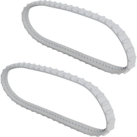 RCX23002 Courroies D'entraînement Exactes en Caoutchouc Compatible avec Hayward Aquavac Tiger Shark Plus QC SharkVac Nettoyeur de Piscine (2PCS)