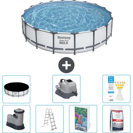 Bestway Steel Pro MAX Rund - 549x122 cm - 8-teilig S649