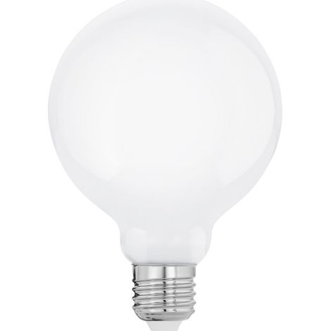 EGLO E27 LED, lampadina opalina a globo, 9 Watt (equivalente a 75 Watt), 1055 Lumen, luce bianco caldo, 2700k, lampadina G95, Ø 9,5 cm (1/5)