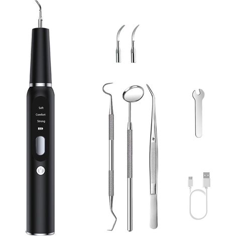 Brosse à dents pour chien - Détartrant - Un outil indispensable pour le nettoyage des dents des chats et des chiens - Élimine les taches sur les dents des chats et des chiens (1/5)