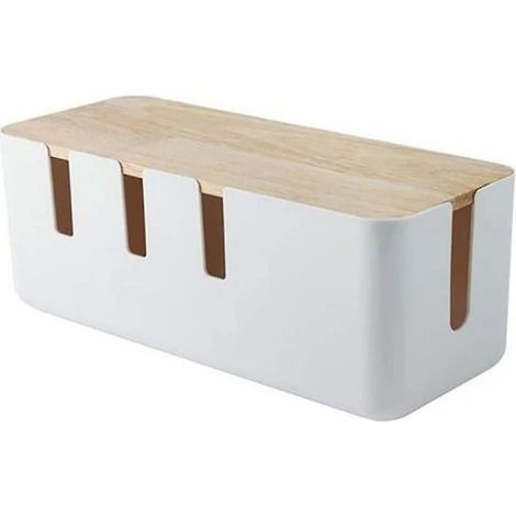 Grande boîte de rangement pour multiprises et gestion des câbles (1/5)