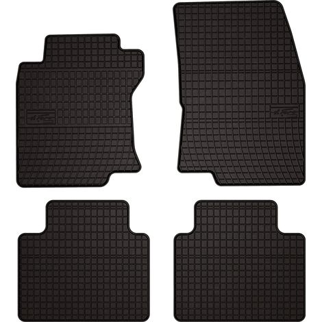 Gummifußmatten für Nissan Rogue II SUV (2013–2020) – schwarz, passgenau (1/5)