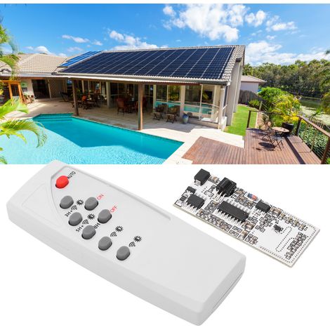 Carte de circuit imprimé pour lumière solaire avec télécommande et capteur, compatible batteries 3.2V 6.4V 3.7V 7.4V