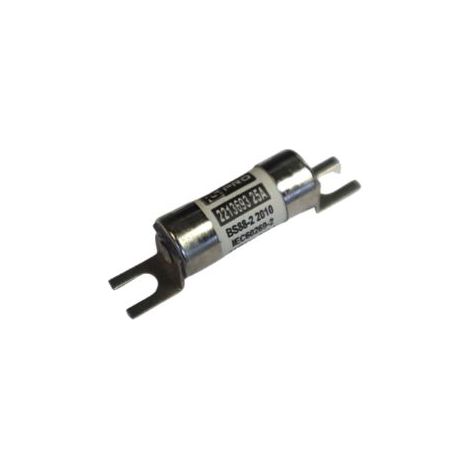 Fusible à pattes fendues RS PRO, taille A1, 25A, gG, gM 250 V dc, 415 V ac ( Prix pour Paquet de 10 )