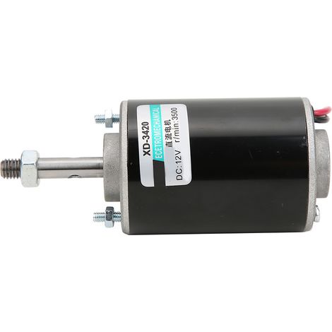 Moteur CC à aimant permanent haute vitesse 12/24 V 30 W CW/CCW pour générateur DIY (12 V 3500 tr/min) (1/5)