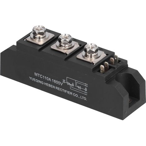 3-poliges Thyristor-Gleichrichtermodul, Gleichrichterbrücke für Schaltungssteuerung MTC110A 1600 V (1/5)