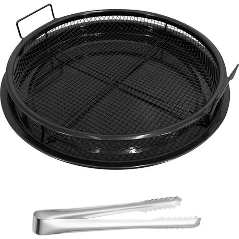 1 rejilla de cocción, acero inoxidable, clip de fijación, cesta para barbacoa, freidora de aire, horno microondas (1/5)