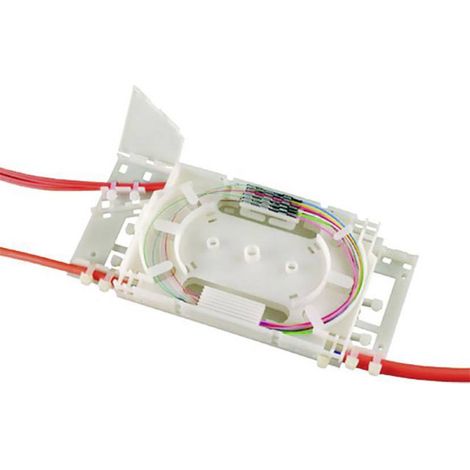 100000957 Couvercle de cassette d'épissure fibre optique (FO) blanc 1 pc(s) S375881 (1/2)