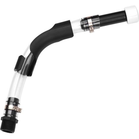 Tuyau de remplissage de carburant de compétition avec coude, tuyau en caoutchouc pour bidon d'essence avec support en plastique, compatible avec les carburants VP Racing Fuel, Jegs Jugs, LC2 Jugs et S (1/5)