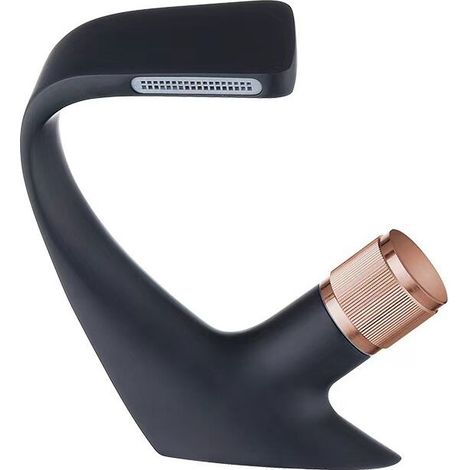 Wasserfall-Badezimmerarmatur, verchromter Waschtischmischer, Einloch-Messing-Waschtischarmatur, Strand-Badezimmerarmaturen, elegantes Design (schwarze Rose) (1/5)