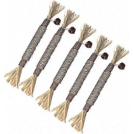 5-10 Katzenspielzeuge Silvervine Kaustäbchen, Katzenminze-Leckerli für Kätzchen zur Zahnreinigung (1/5)