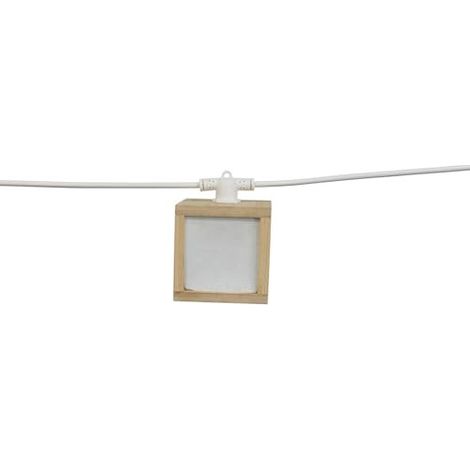 New Garden VEGA GARLAND guirlande bambou 10 lanternes 8m