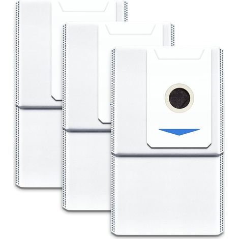 Für antibakterielle Staubbeutel, für Staubsauger Roboter DEEBOT T30 PRO Omni / T30 OMNI, 3er Box, Original Zubehör, Weiß