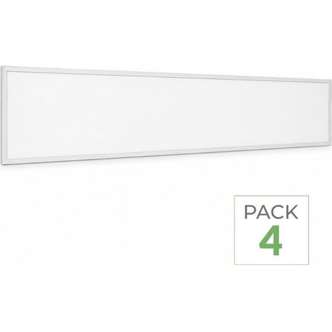 Pack de 4 - Panneau LED Slim 150x30 40W 120lm/W Sans Flicker - Blanc Froid  - SILUMEN (1/3)