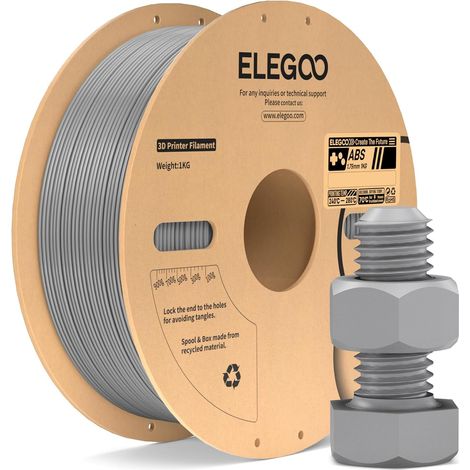 Filament ABS 1,75mm Gris 1KG (1/5)