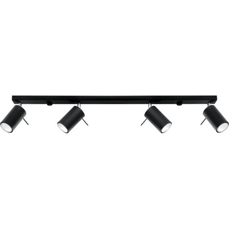 Regleta Vinivi negro, 4 luces (1/4)