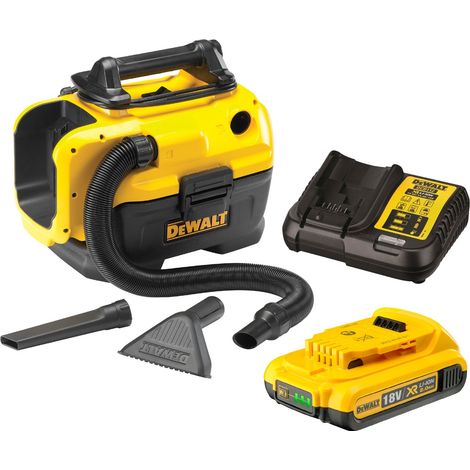 DeWalt DCV584L Flexvolt XR 14.4V 18v Wet Dry Cordless Corded Vacuum +2ah Battery (1/3)
